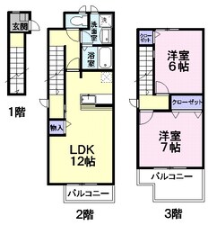 さくらヶ丘Ｂの物件間取画像